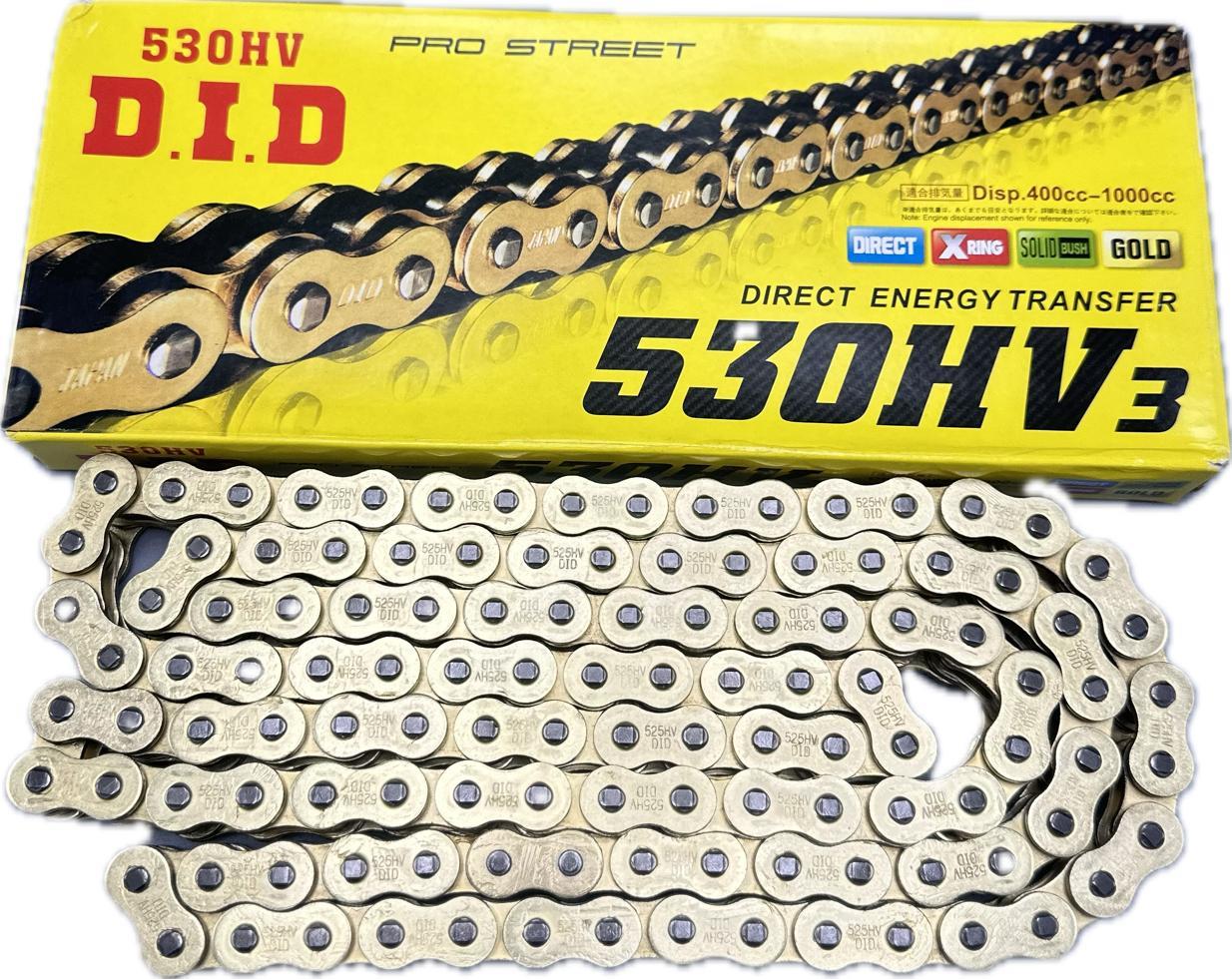 DID ZİNCİRİ 530H-124 GOLD ORNİGLİ