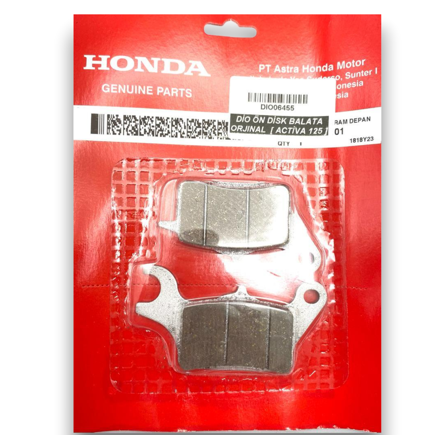 DİO ÖN DİSK BALATA ORJINAL  [ ACTİVA 125 ]