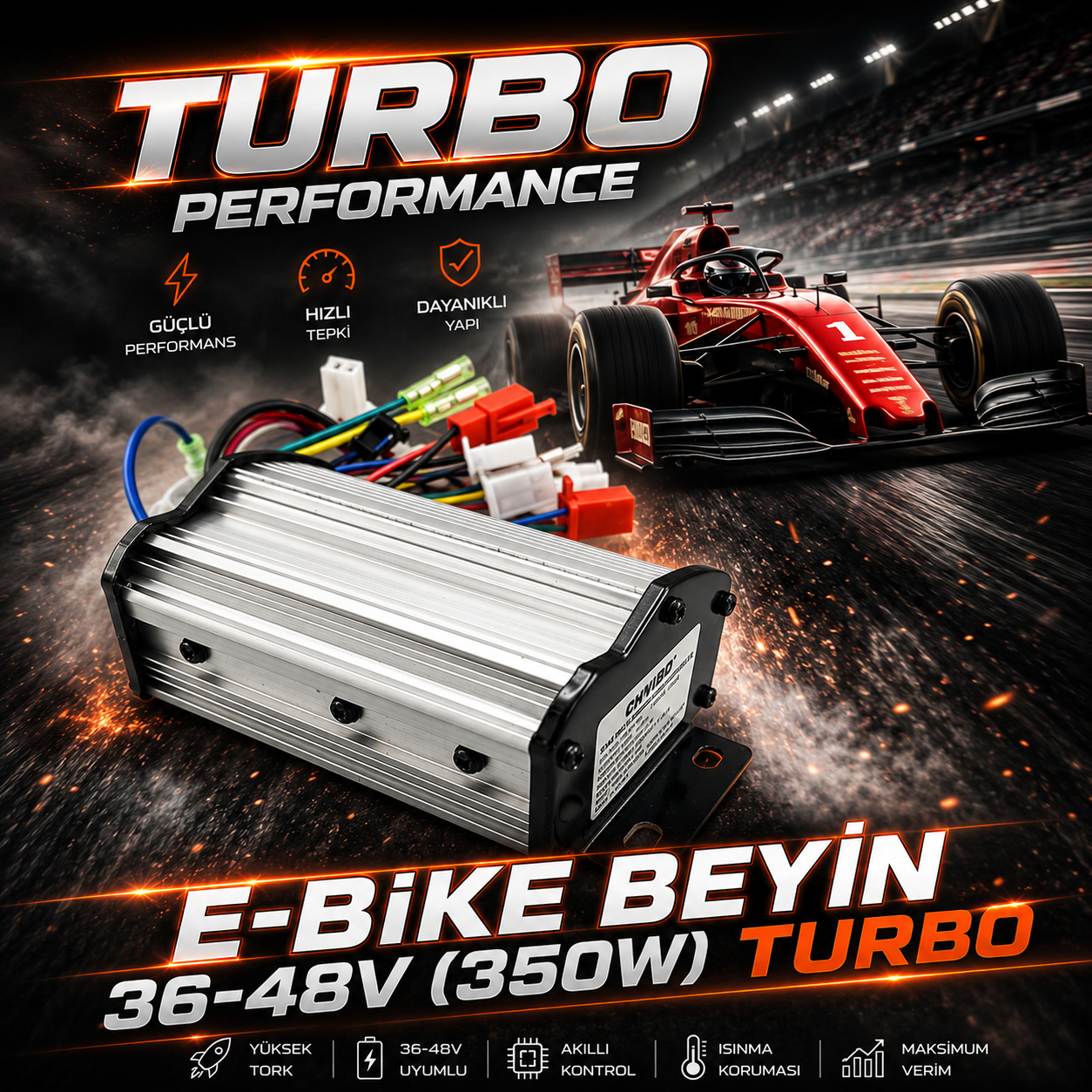 E-BIKE CDI BEYİN 36-48V  350W  TURBO