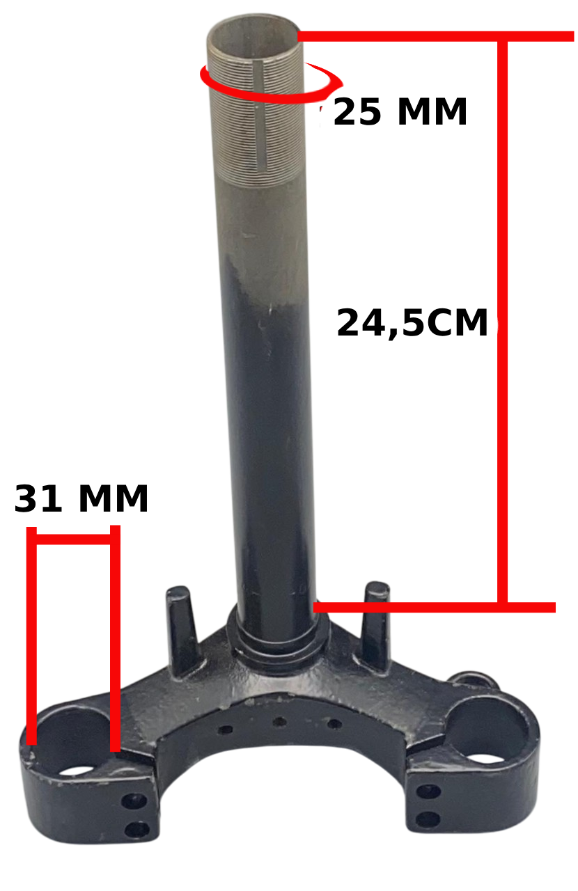 E-BİKE ÖN MAŞA 3 TEKERLİKLİ BİNEK [ 25-29-31 MM ]