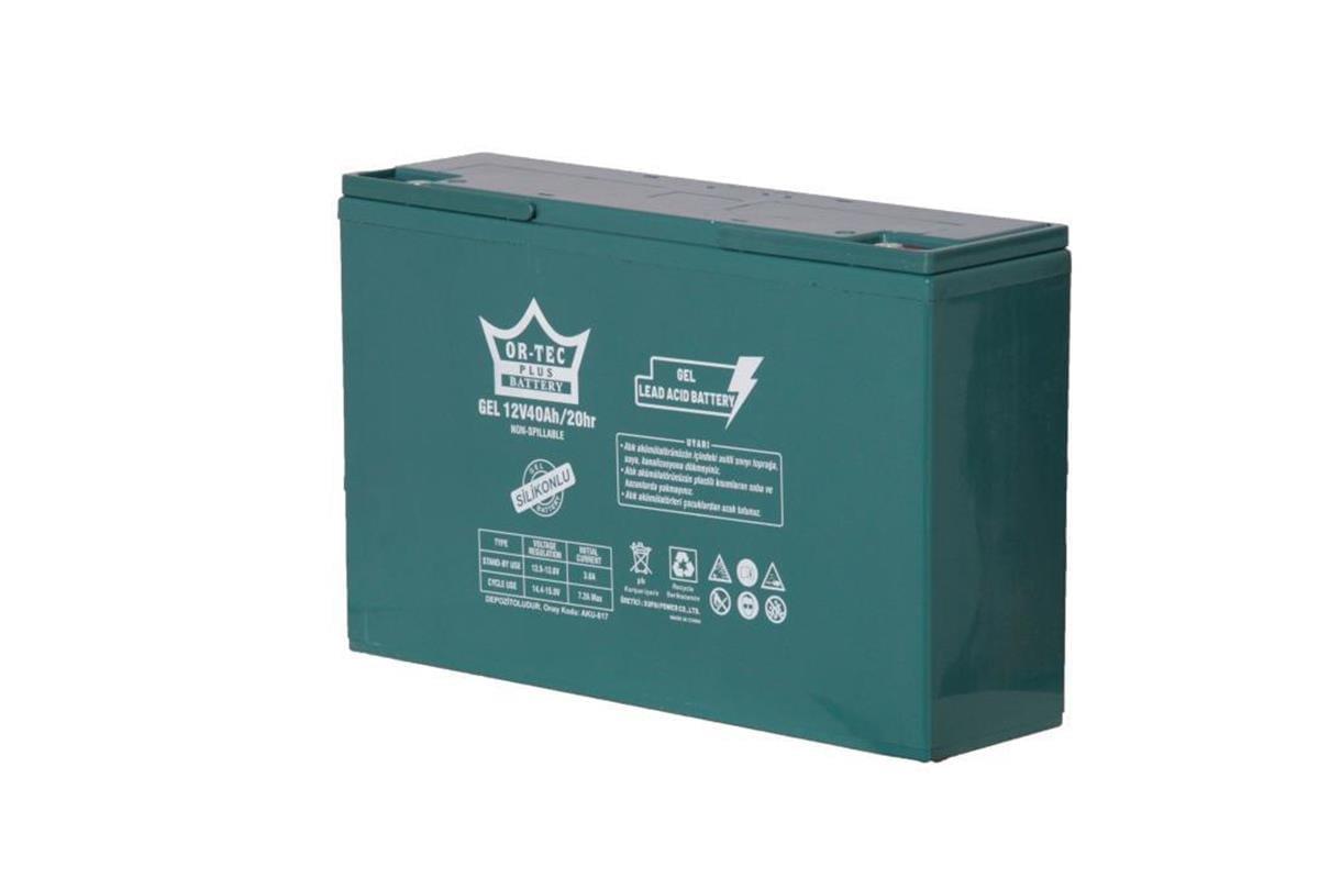 EBİKE 12V 40AH AKÜ [ 267*78*170 MM ]  ORTEC