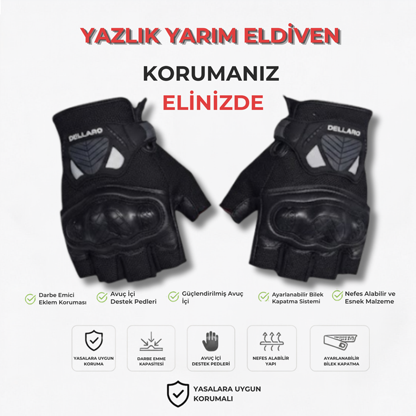 ELDİVEN  KORUMALI [ KISA KESİK ]