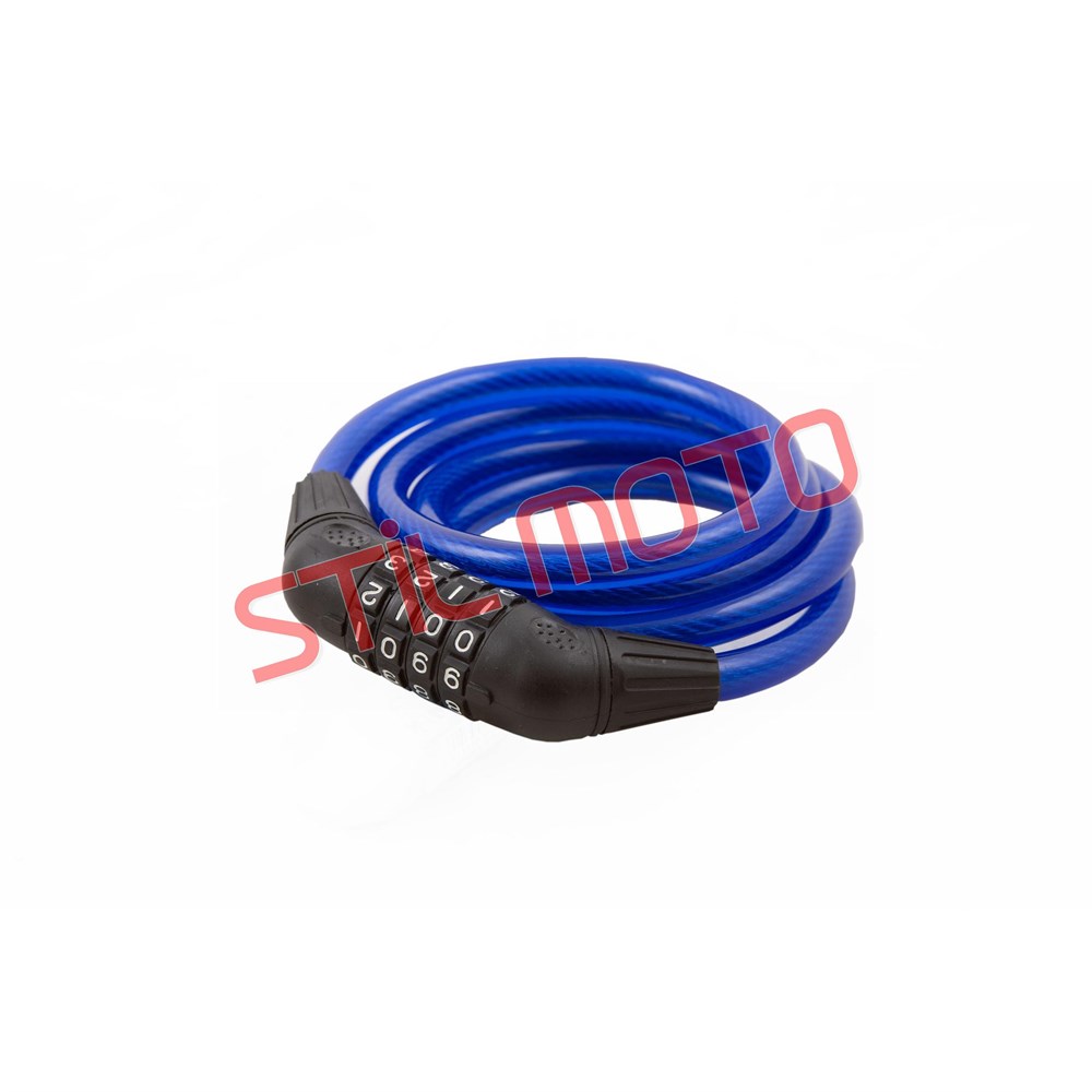 HALAT KİLİT  DOLAMALI 10 X 120 CM 4 LÜ ŞİFRELİ