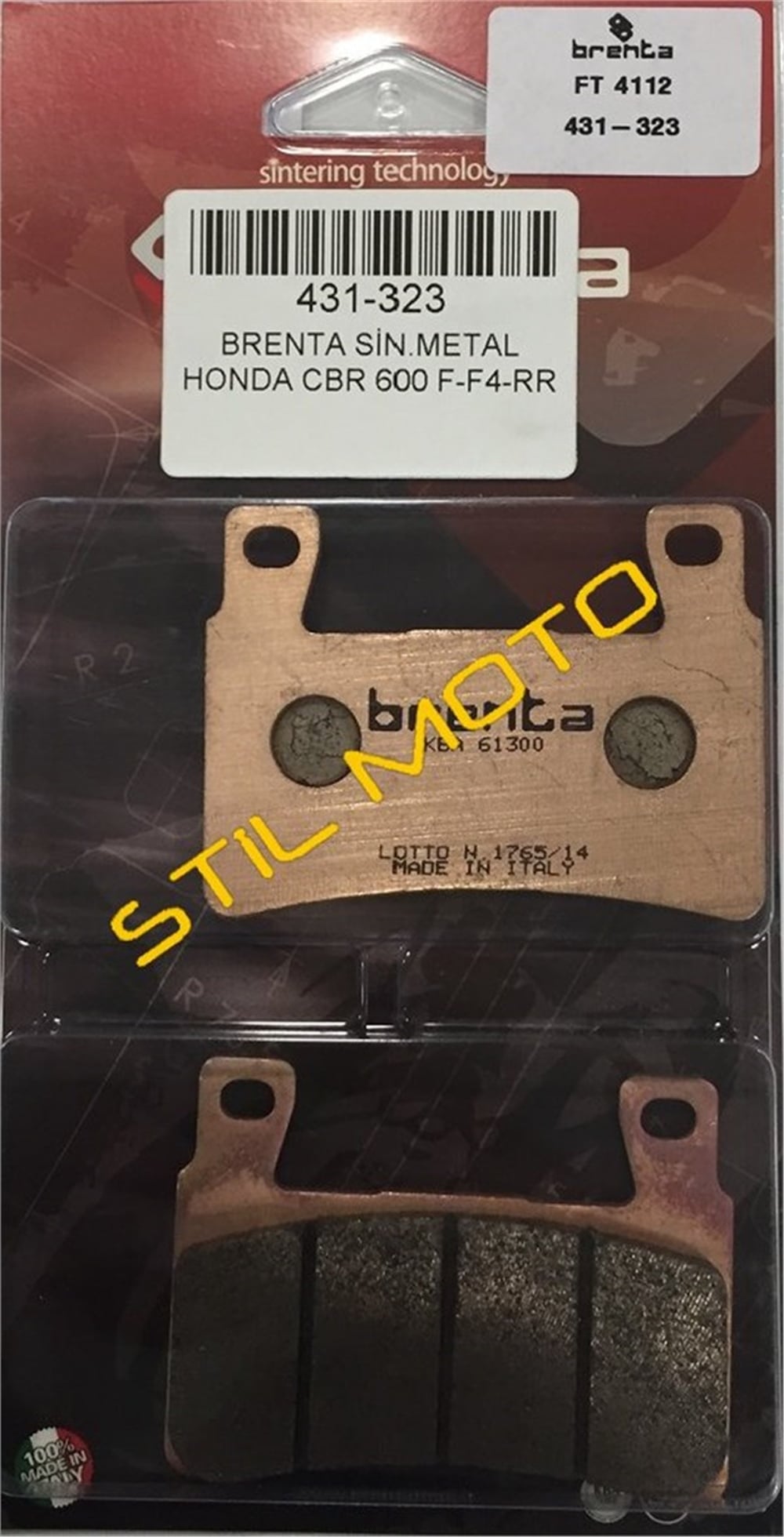 HONDA CBR 600 BRENTA SİN METAL DİSK BALATA