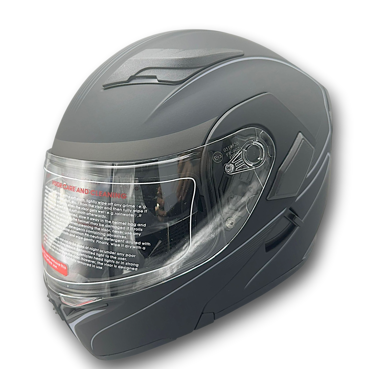 KASK ÇENE AÇILIR GÖZLÜKLÜ  JK 902  GREY2 [ XXL ]