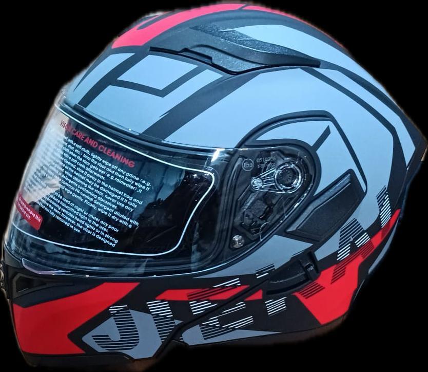 KASK ÇENE AÇILIR GÖZLÜKLÜ  JK 902  [ H1 RED ]