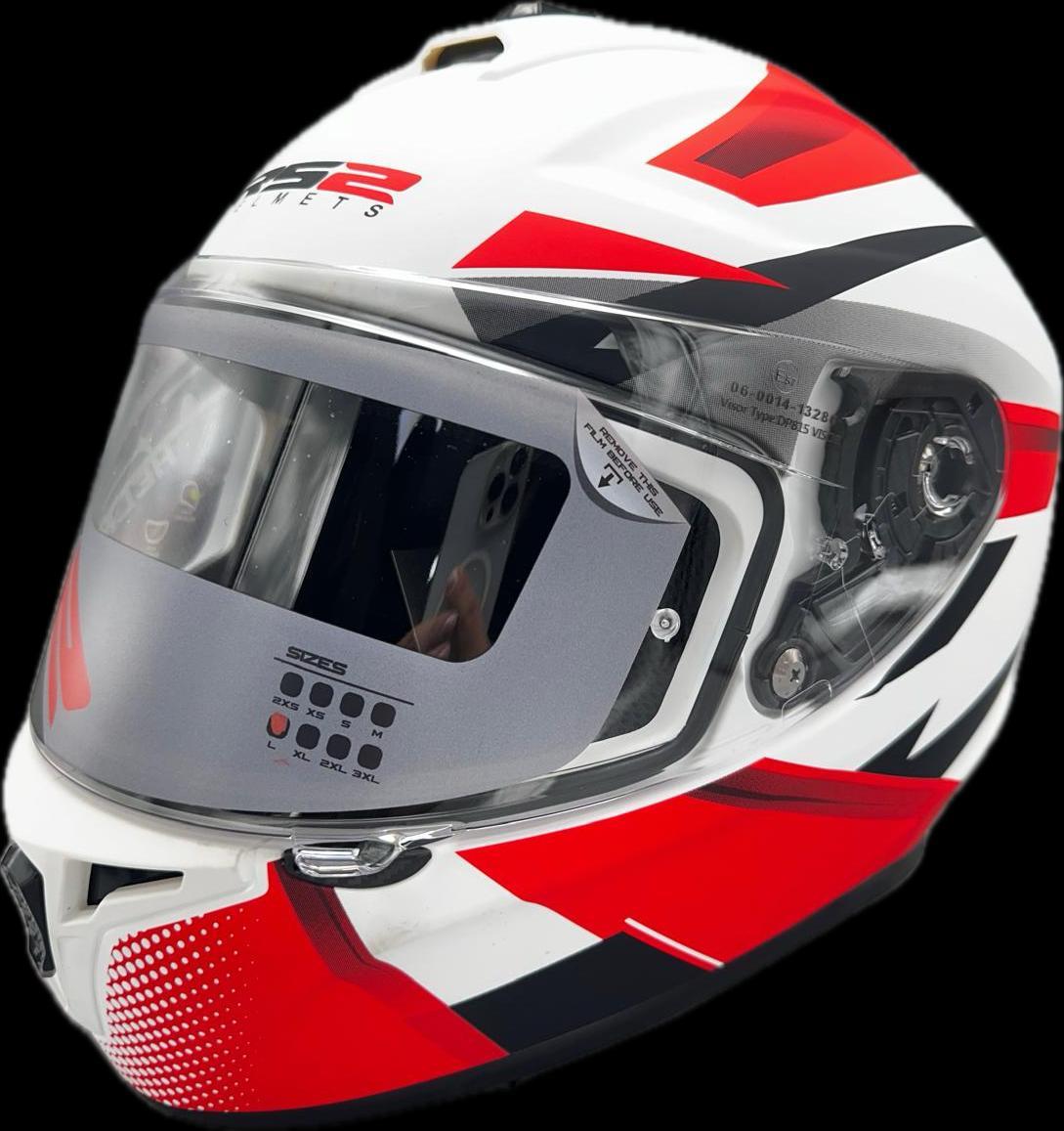 Kask full face rs 320 model 32007 4 ce 