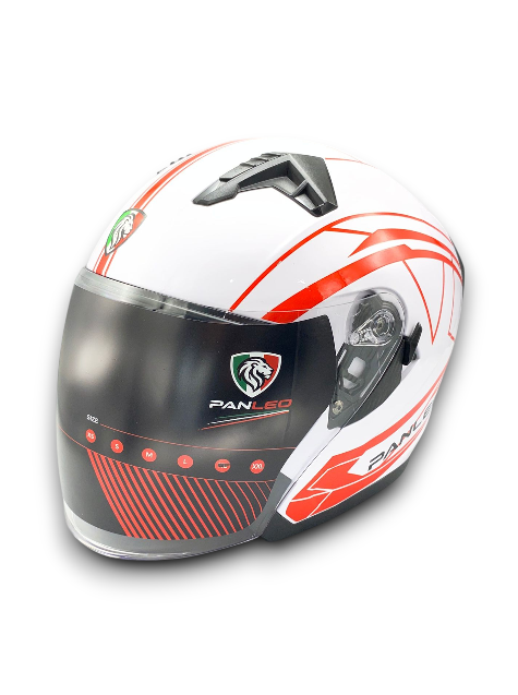 KASK PANLEO H2 528 BEYAZ-RED (XL)