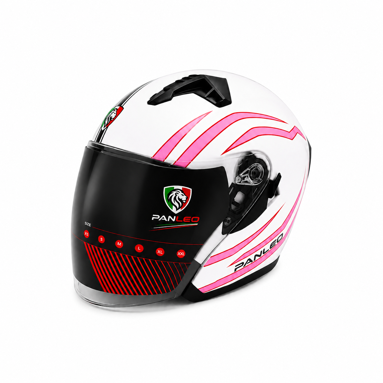 KASK PANLEO H3 528 BEYAZ-PİNK (XL)