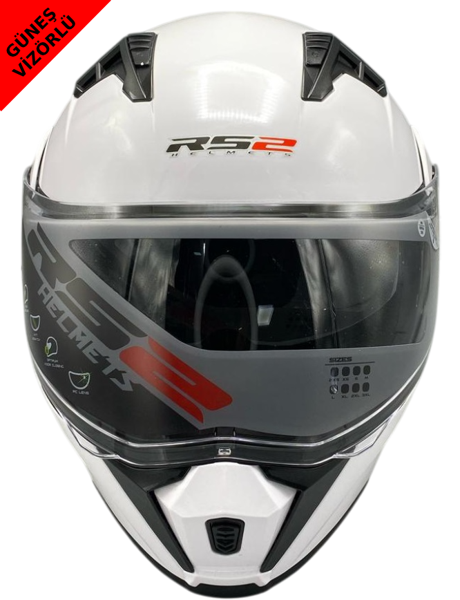 KASK RS 385 BEYAZ [ XL ]