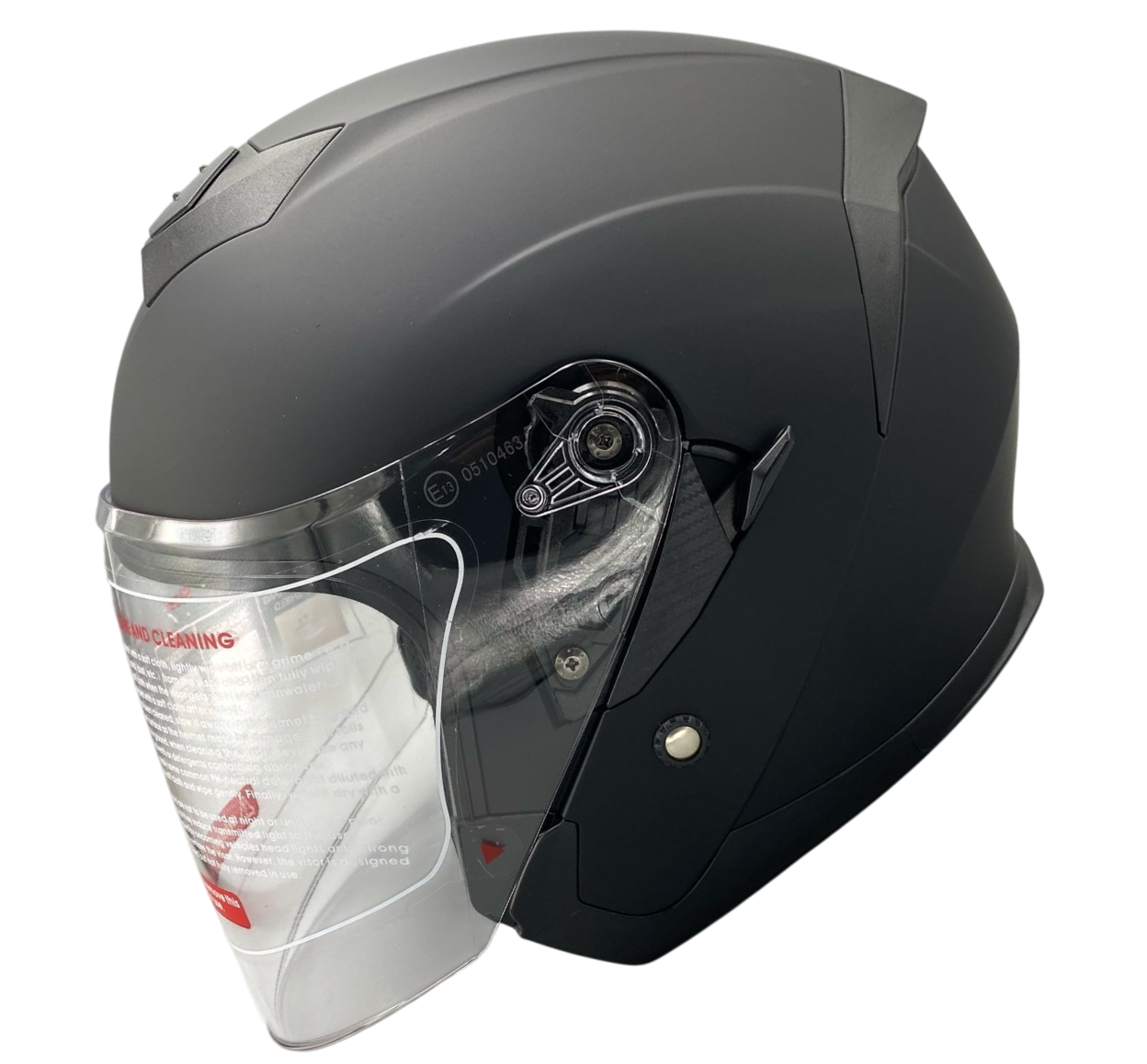 KASK YAZLIK GÖZLÜKLÜ  JK 526  [ MAT SİYAH ] [ XL ]