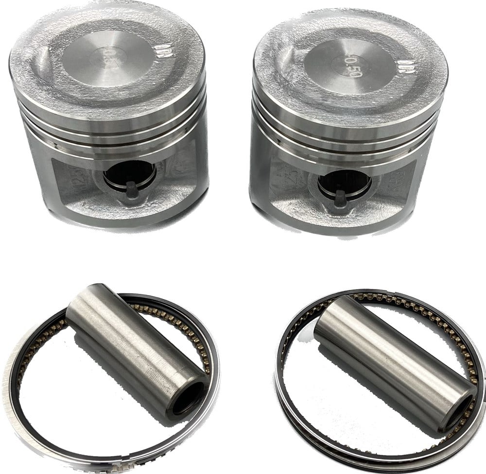 QM 250 PİSTON SET ÇİFT [ 15P  53,0 mm +0,50  ]