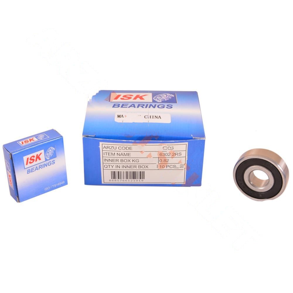 RULMAN (PLASTİK KAPAKLI) 6302