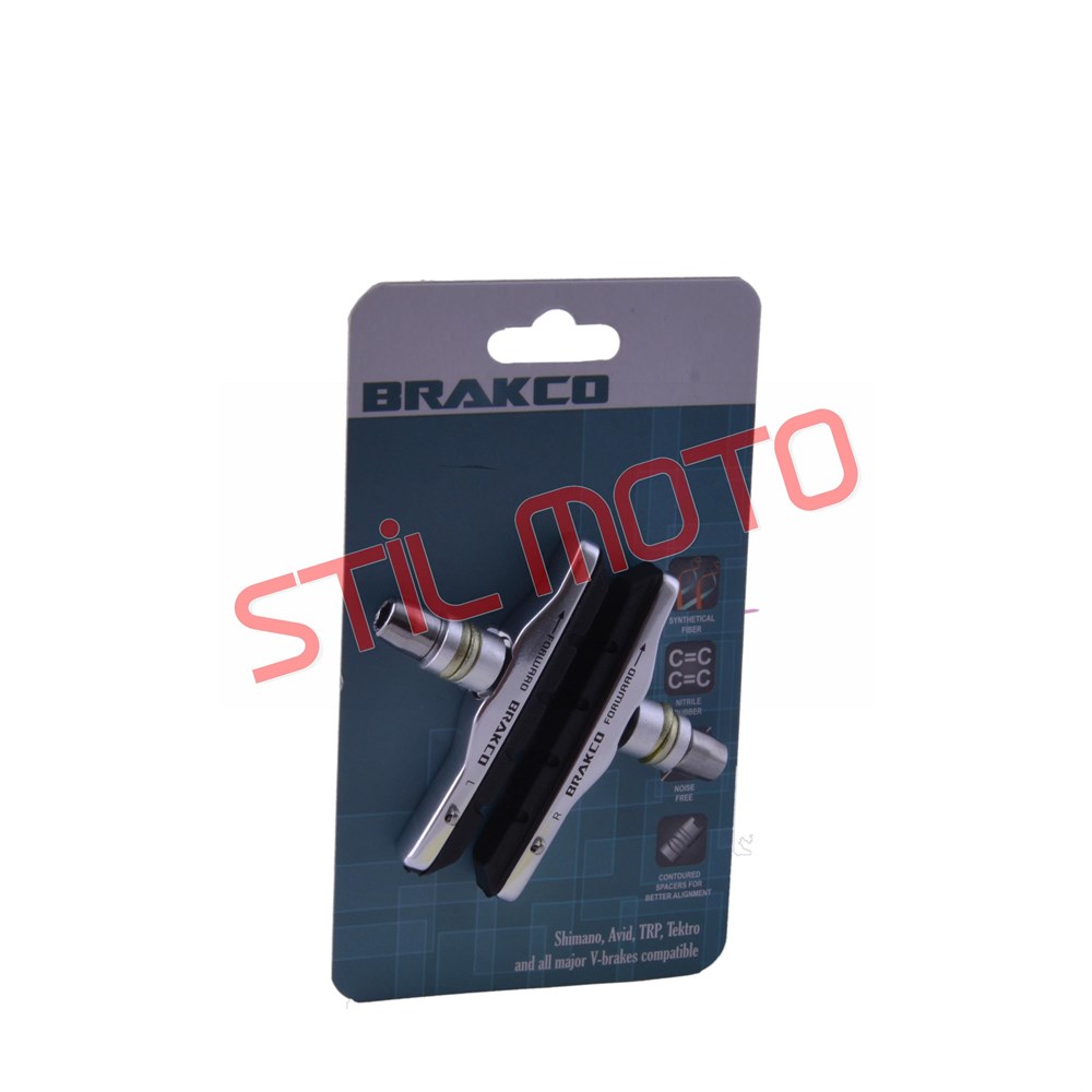 V BRAKE FREN PABUCU -DEĞİŞEBİLEN  [70 mm]   BRAKCO