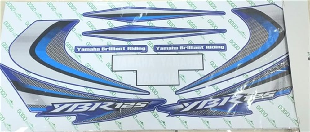 YBR 125 STİCKER SETİ 2004 MAVİ