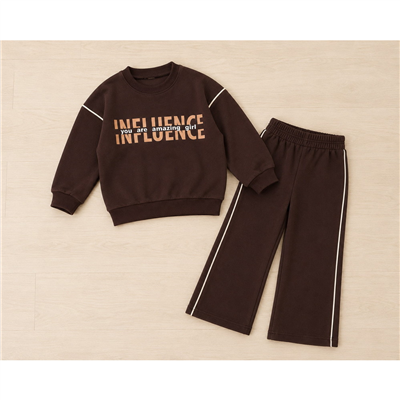 Kız Çocuk Influence Baskılı İkili Eşofman Takımı
