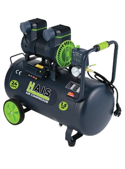 HAIS 24 LT 1,5 HP SESSİZ YAĞSIZ HAVA KOMPRESÖRÜ