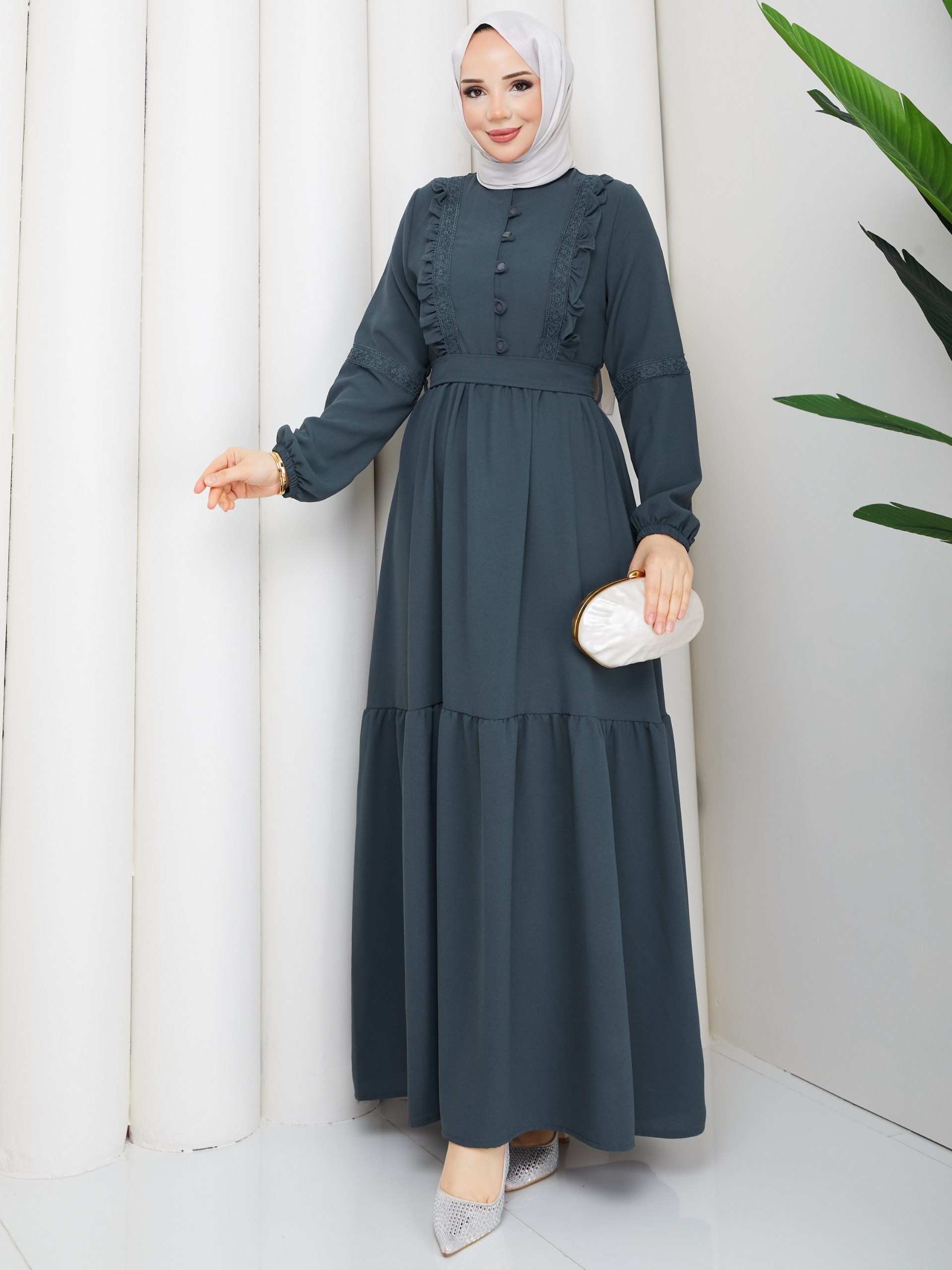 DAMLA ELBİSE FÜME