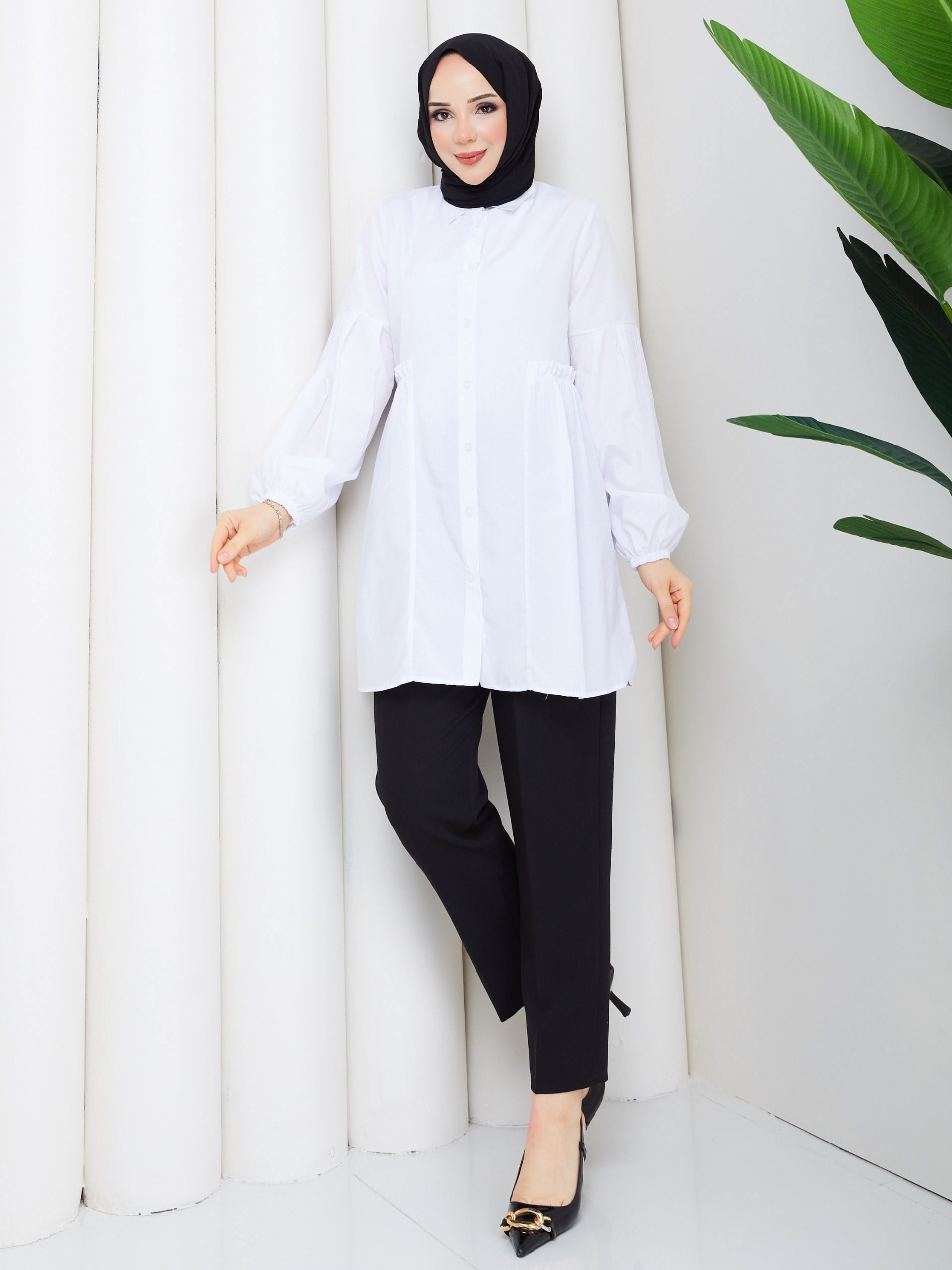 ESİLA TUNİK BEYAZ