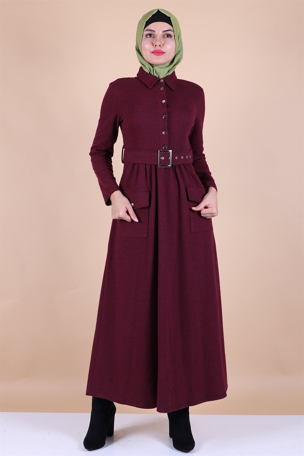 Dress 5448 Claret Red