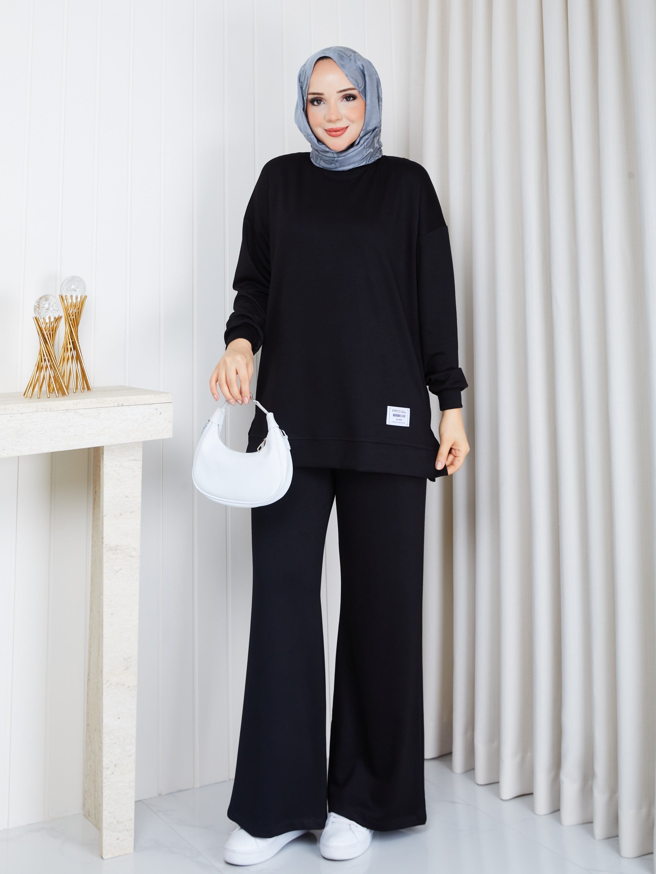 MODAL SWEATSHİRT İKİLİ TAKIM 