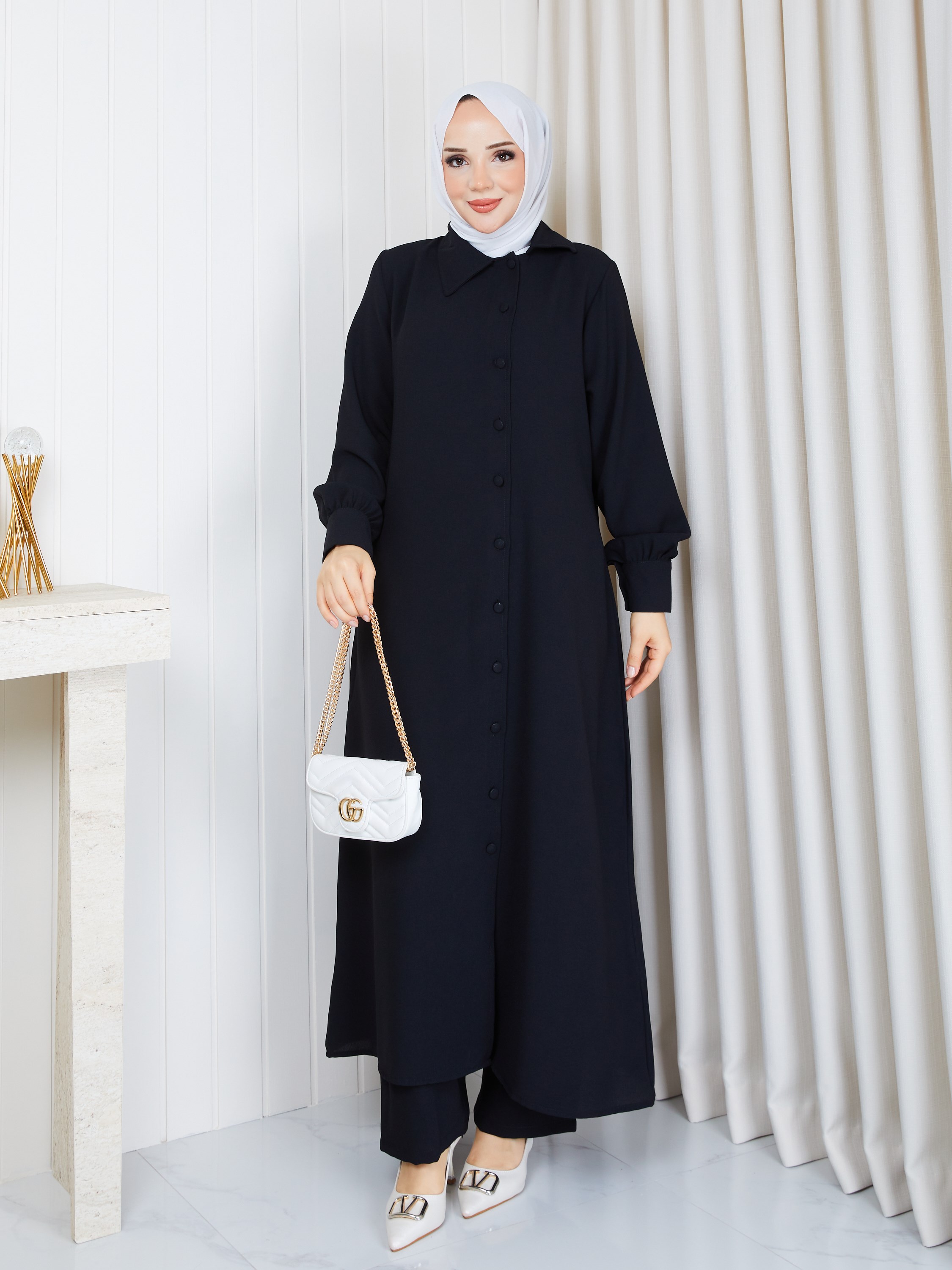 SEVDA İKİLİ TAKIM SİYAH