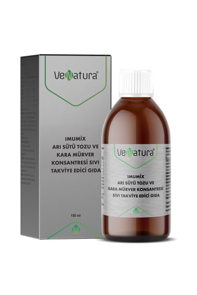 Imumix Arı Sütü Tozu ve Kara Mürver Konsantresi Sıvı 150 ml