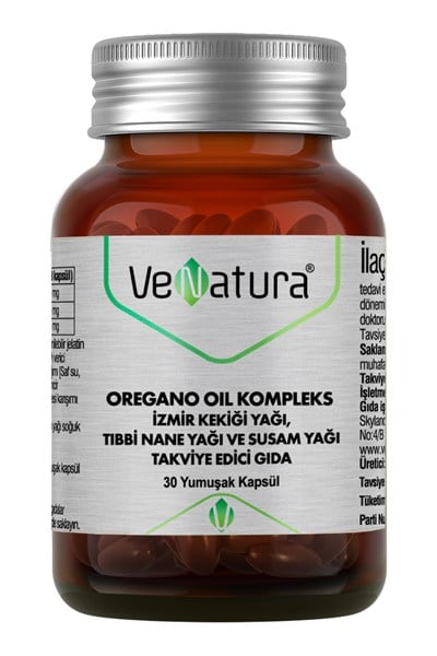 Oregano Oil Kompleks İzmir Kekiği Yağı, Tıbbi Nane Yağı ve Susam Yağı