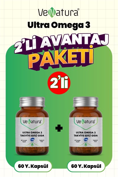 Ultra Omega 3 60 Yumuşak Kapsül 2 Adet