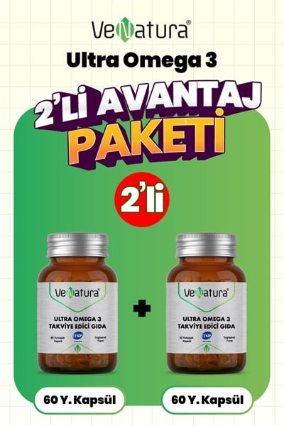 Ultra Omega 3 60 Yumuşak Kapsül 2 Adet