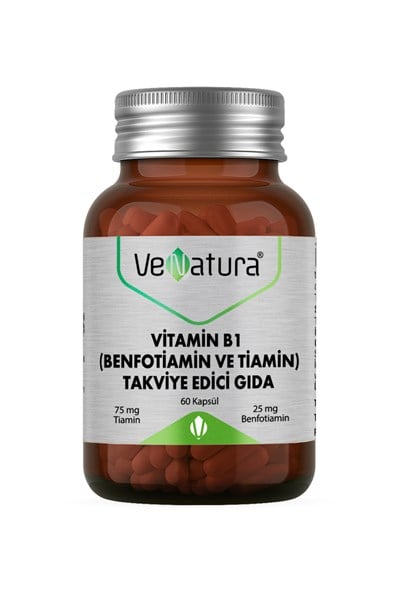 VİTAMİN B1 (BENFOTİAMİN VE TİAMİN) 60 KAPSÜL