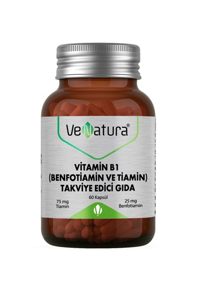 VİTAMİN B1 (BENFOTİAMİN VE TİAMİN) 60 KAPSÜL
