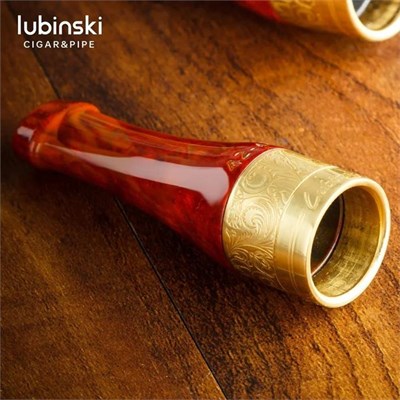 Lubinski 4lü 4 Boy Puro Ağızlığı Kahve-Gold (42-57 Ring)