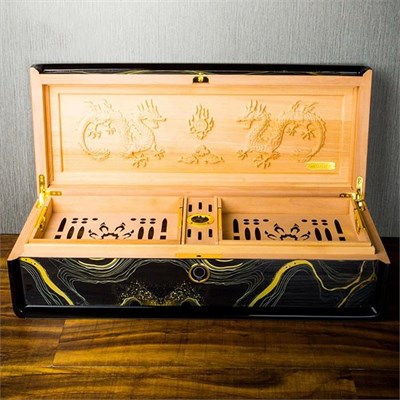 Lubinski Limited Edt. Parmakizi Kilitli Red Dragon Claw Humidor Puro Kutusu 80s