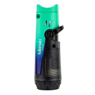 Lubinski Lion Çift Torch Puro Çakmağı Green Ice