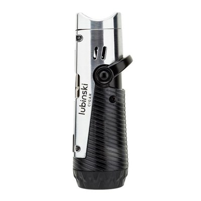 Lubinski Lion İğneli + Delicili Tek Torch Puro Çakmağı Silver