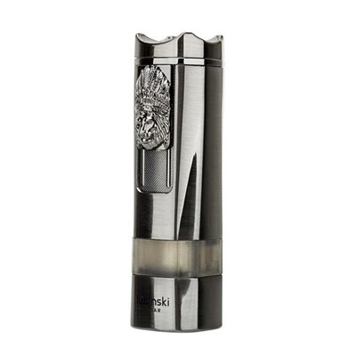 Lubinski Lion Sehpalı Delicili Tek Torch Puro Çakmağı Gunmetal