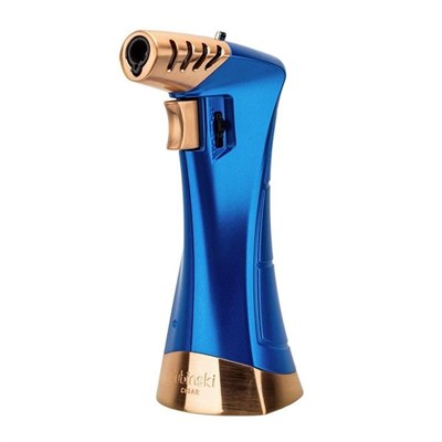 Lubinski New Design Çok Fonksiyonlu Tek Torch Büyük Masa Tipi Puro Çakmağı Blue