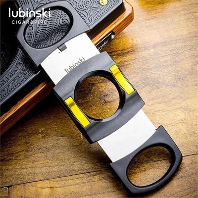 Lubinski Plastik Standlı Puro Kesici Siyah/Gold 60 Ring