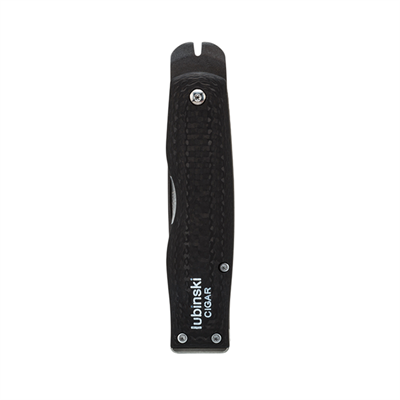 Lubinski Pocketknife Çift Delicili Puro Kesici Cutter Siyah