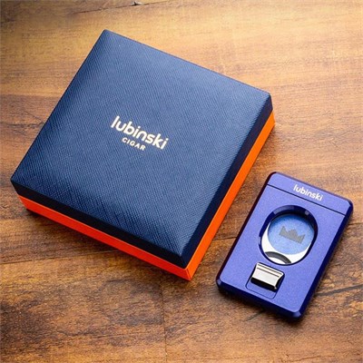 Lubinski Premium Slim Puro Makası Cutter Mavi(60Ring)