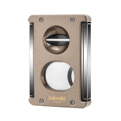 Lubinski Sehpalı-Delicili Premium Puro Kesici Lazer Bıçak Double Cutter Kahve(60Ring)