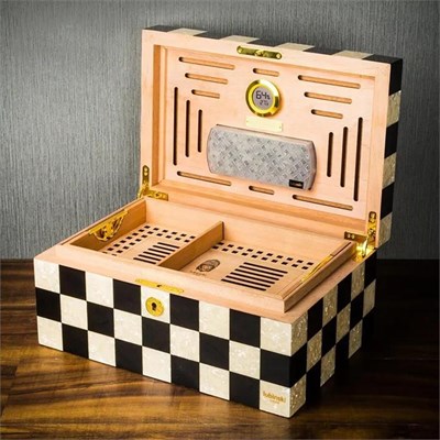 Lubinski Special Edt. Dama Desen Humidor Puro Kutusu 120s