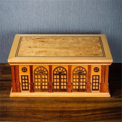 Lubinski Special Edt. Motif İşleme Humidor Puro Kutusu 80s