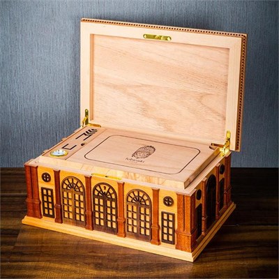 Lubinski Special Edt. Motif İşleme Humidor Puro Kutusu 80s