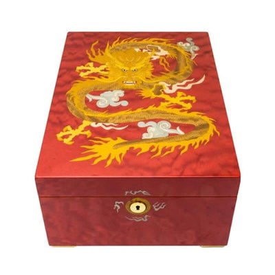 Lubinski Special Edt. Red Dragon Claw Humidor Puro Kutusu 110s