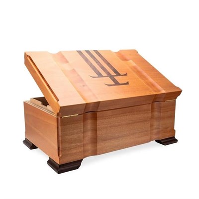 Lubinski Trinidad Limited Edt. El Yapımı Ahşap Oyma Humidor Puro Kutusu 250s