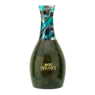 Lubinski Yeni 4 Boy Kullanım Briar Puro Ağızlığı 9mm Filtreli Big Green (38-57 Ring)