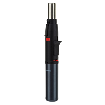 Lubinski Yeni Seri Basic Tek Torch Uzun Puro Çakmağı Grey