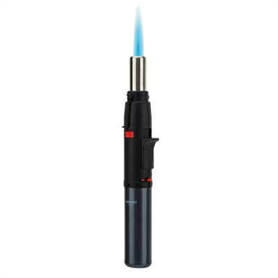 Lubinski Yeni Seri Basic Tek Torch Uzun Puro Çakmağı Grey
